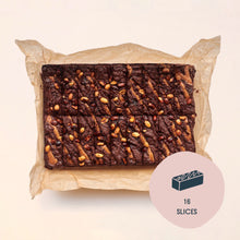 Peanut Butter Vegan Brownie Traybake