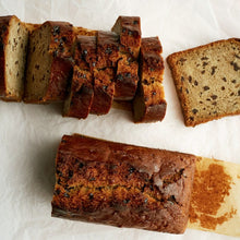 Vegan Banana Bread sliced. Wholesale.