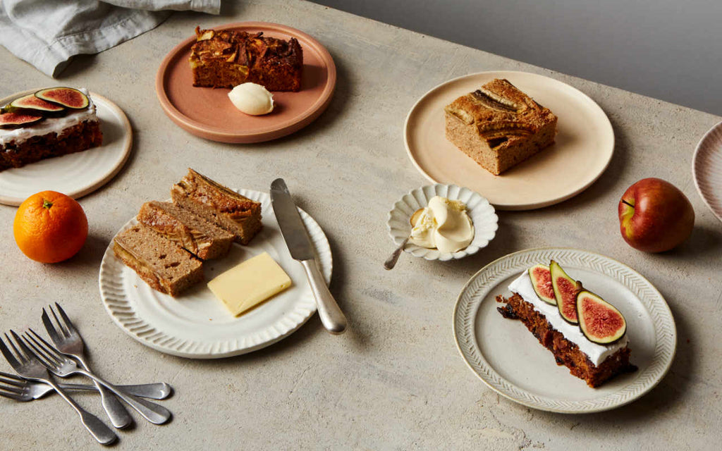 A selection of Exploding Bakery wholesale cakes for trade customers.