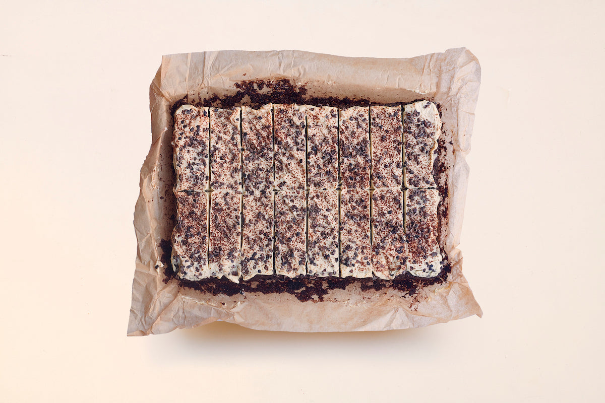 Picture Of The Chocolate Stout Traybake from Above