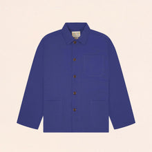 Uskees Heavy Cotton Buttoned Overshirt - Ultra Blue