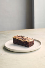 A close up photo of Chocolate Stout Cake Slice