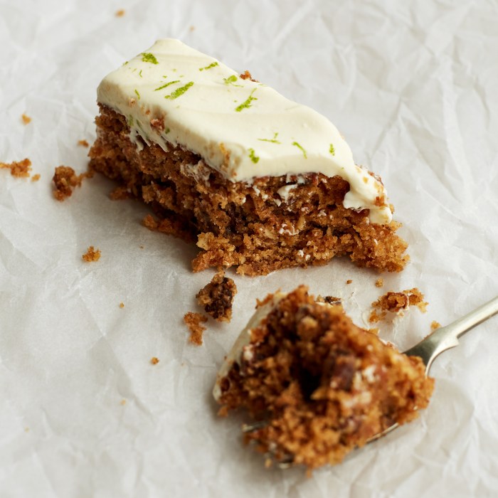 Carrot Cake portion. Wholesale.