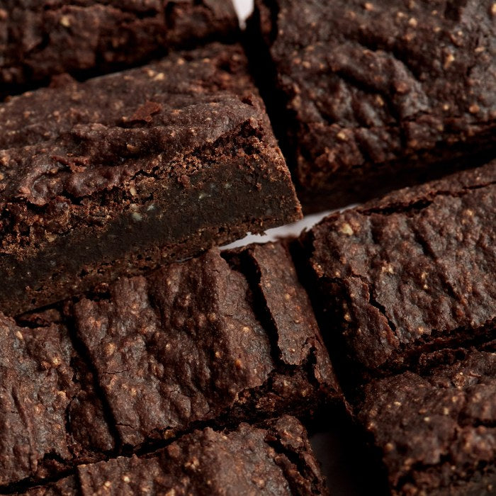 Killer Vegan Brownie close up. Wholesale.