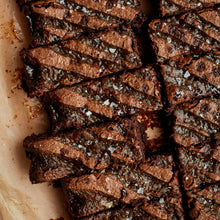 Exploding Bakery Salted Caramel Brownie Traybake.