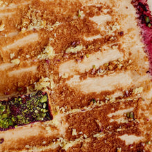 Sour Cherry & Pistachio cake portion. Wholesale.