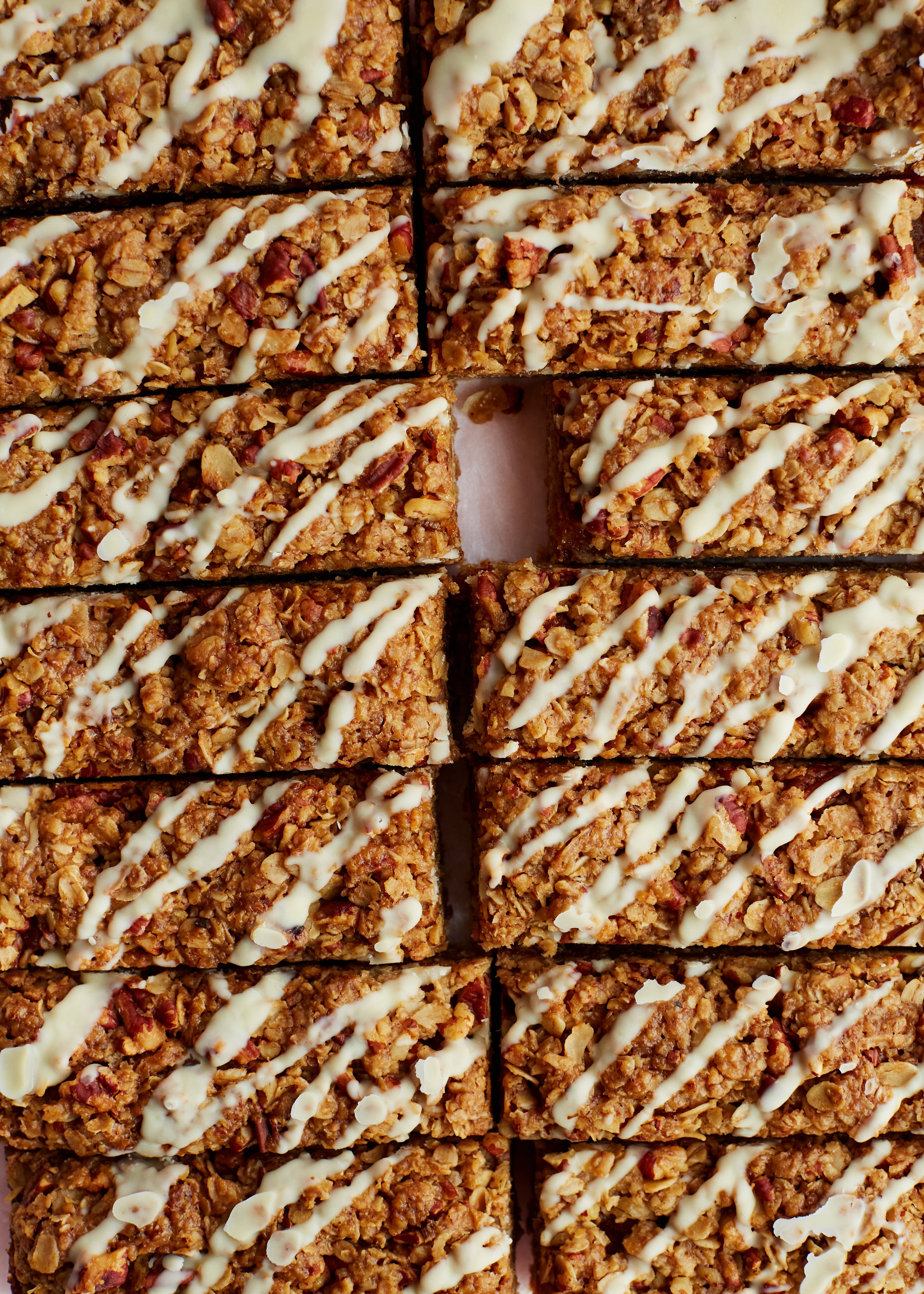 Exploding Bakery Cake Drops: Apricot, Pecan & White Chocolate Flapjack