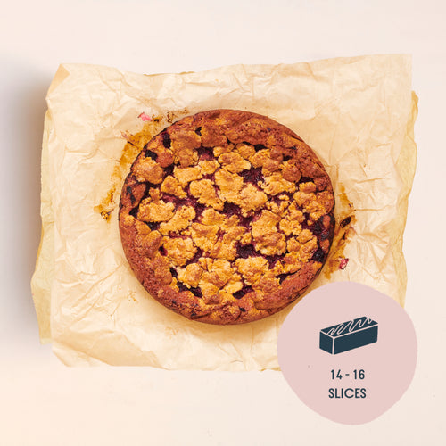 Cherry Crumble Round Cake