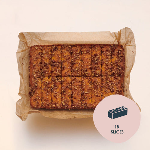Orange, Almond & Pecan Cake - 18 slice