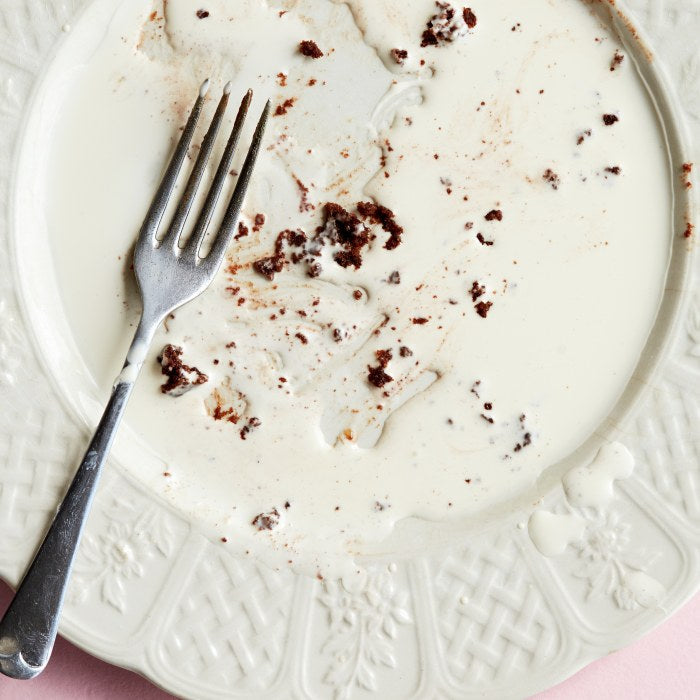 Plate and fork.