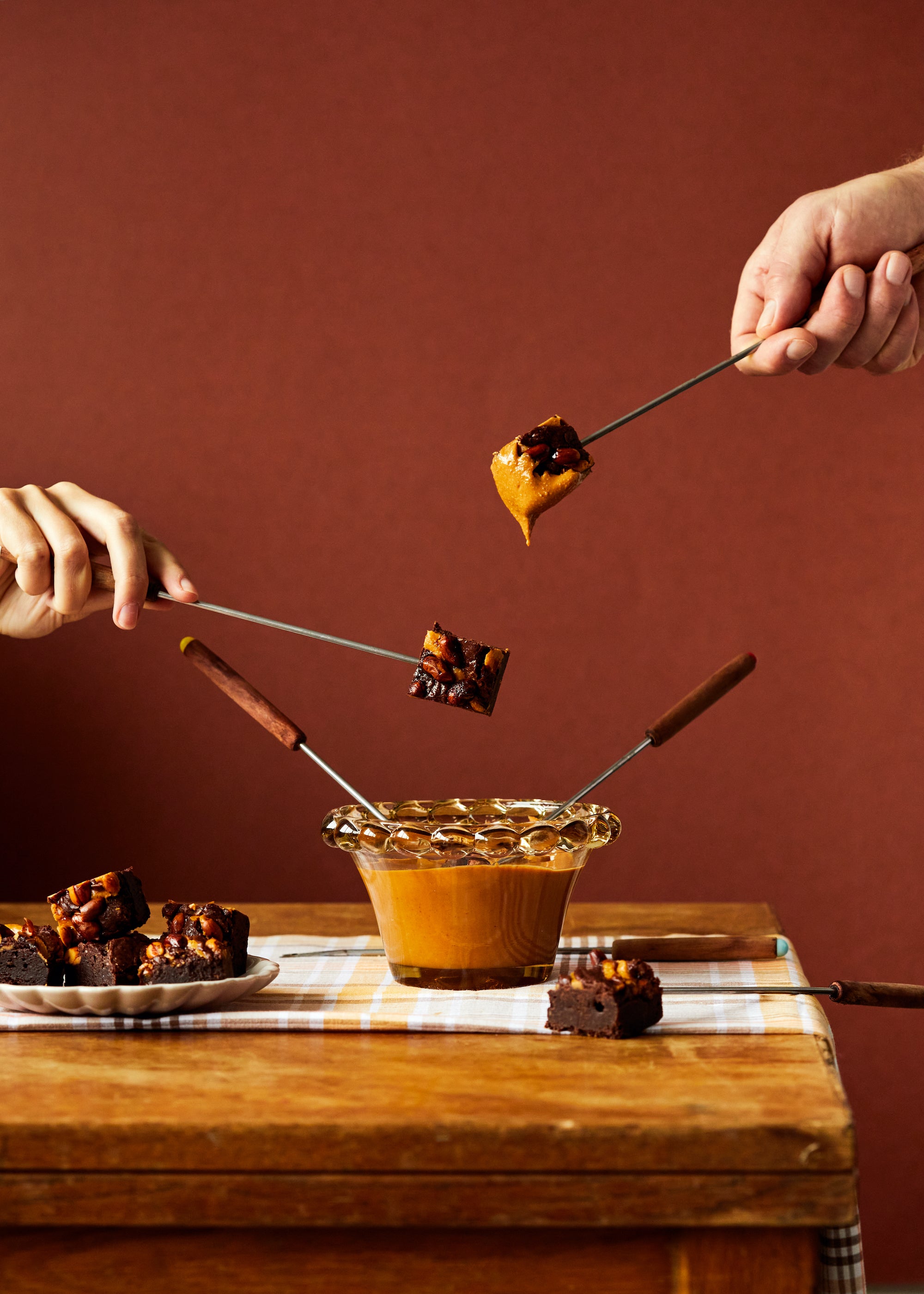 Peanut Butter Letterbox Brownie