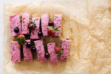 Sliced Berry Citrus Cake Decorated With Fruit