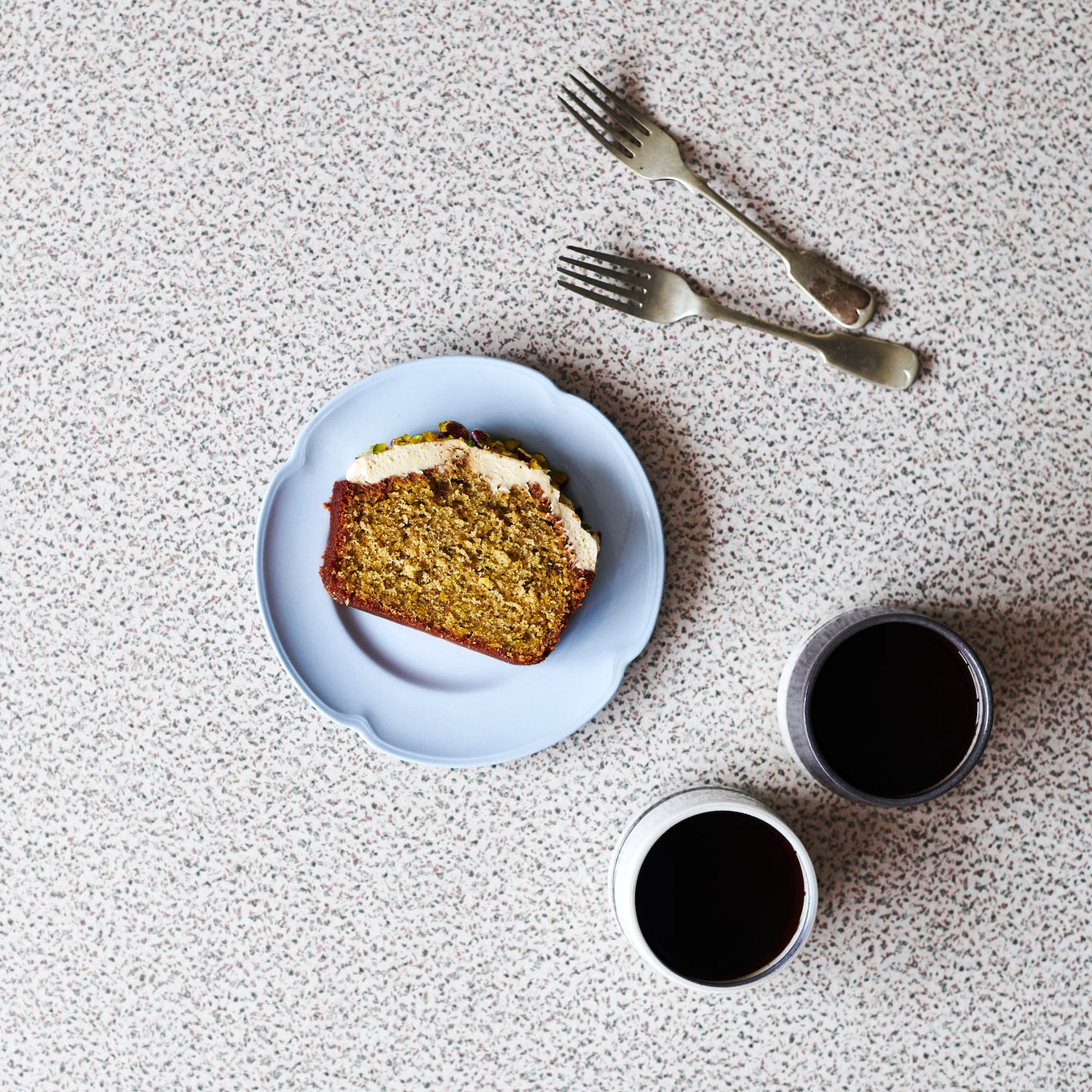Cardamom, Olive Oil & Pistachio Loaf