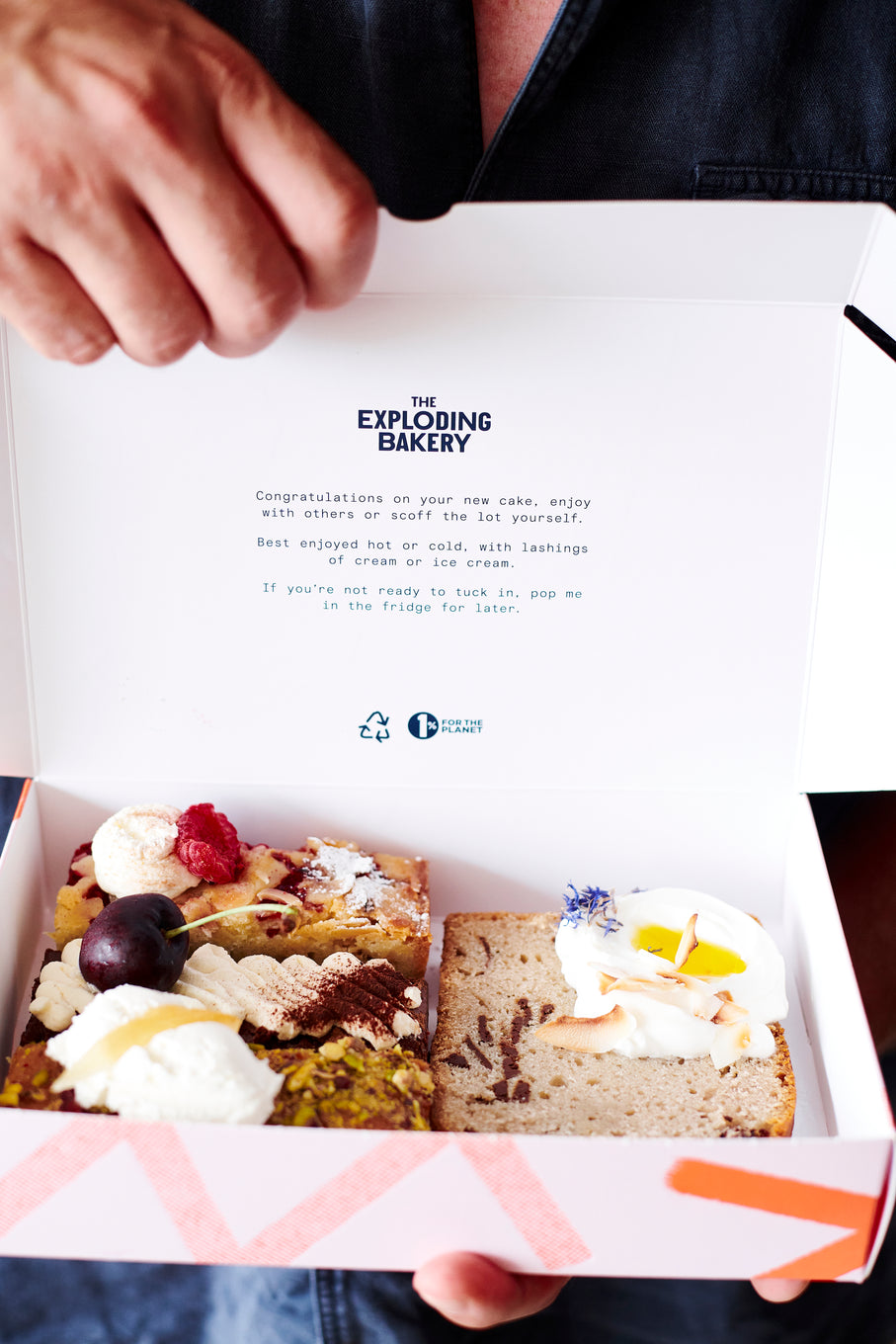 Exploding Bakery Cake Slice Support Kit