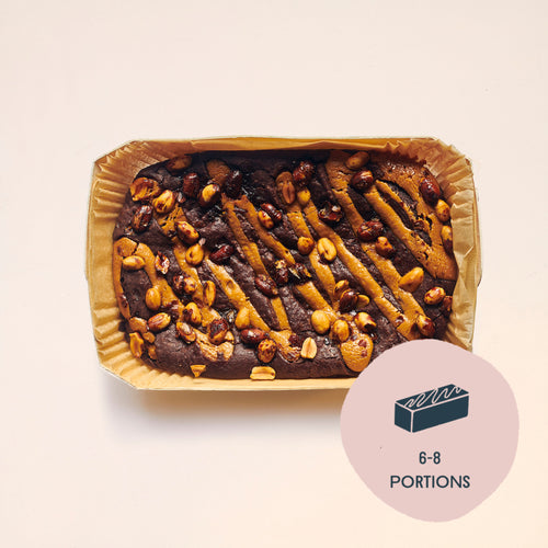 Peanut Butter Vegan Brownie