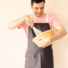 Uskees Cotton Canvas Apron Charcoal