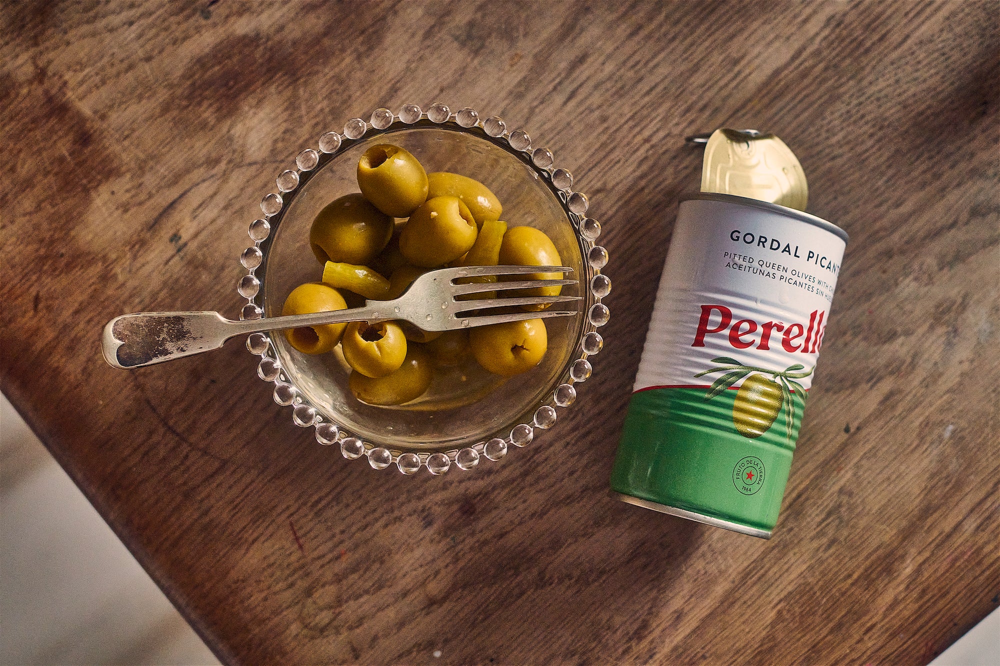 Perello Olives in a bowl ready for snacking