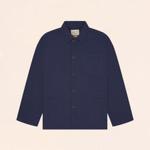 Uskees Heavy Cotton Buttoned Overshirt - Midnight Blue