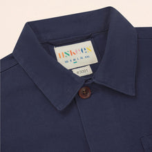 Uskees Heavy Cotton Buttoned Overshirt - Midnight Blue