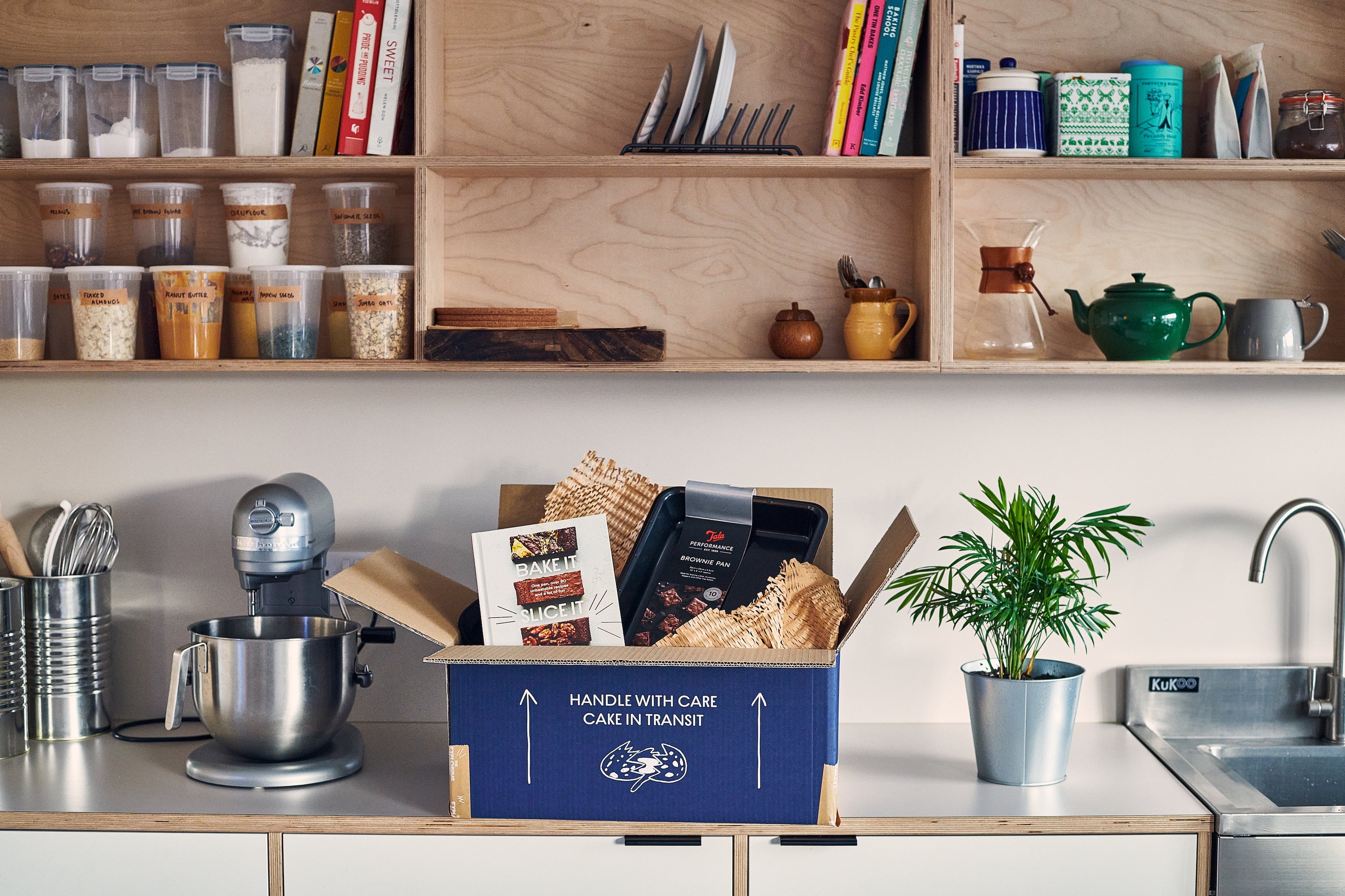 Book And A Baking Tin Gift Box