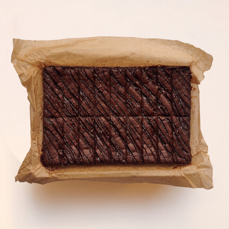 Salted Caramel Brownie Traybake Gluten Free 18 Portions Next Day